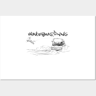 Wakeboarding Posters and Art